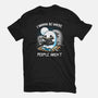 I wanna Be Where People Aren't-Womens-Fitted-Tee-Vallina84