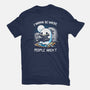 I wanna Be Where People Aren't-Womens-Basic-Tee-Vallina84