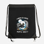 I wanna Be Where People Aren't-None-Drawstring-Bag-Vallina84
