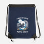 I wanna Be Where People Aren't-None-Drawstring-Bag-Vallina84