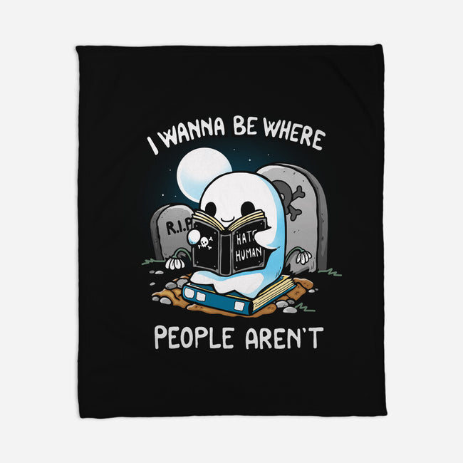 I wanna Be Where People Aren't-None-Fleece-Blanket-Vallina84