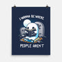 I wanna Be Where People Aren't-None-Matte-Poster-Vallina84