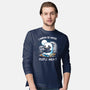 I wanna Be Where People Aren't-Mens-Long Sleeved-Tee-Vallina84