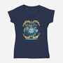 It Will Give You XP-Womens-V-Neck-Tee-Vallina84
