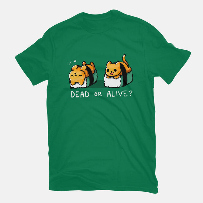 Sushicat Dead Or Alive-Womens-Fitted-Tee-Vallina84