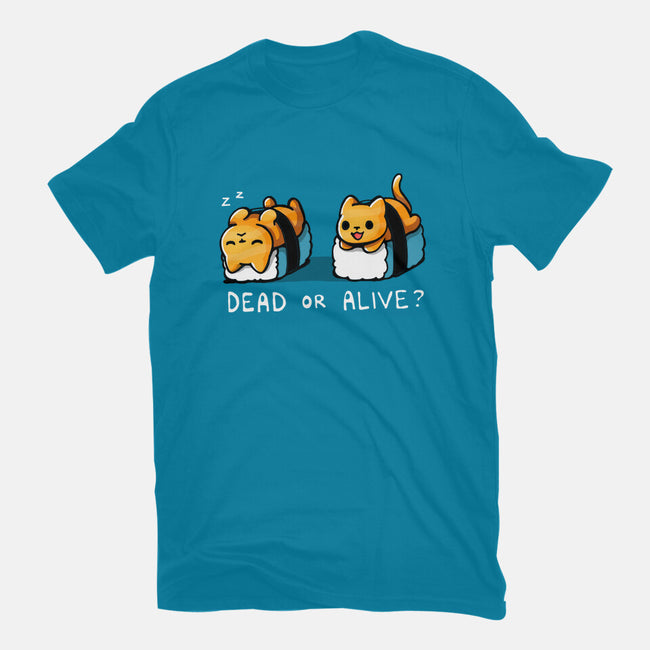 Sushicat Dead Or Alive-Womens-Basic-Tee-Vallina84
