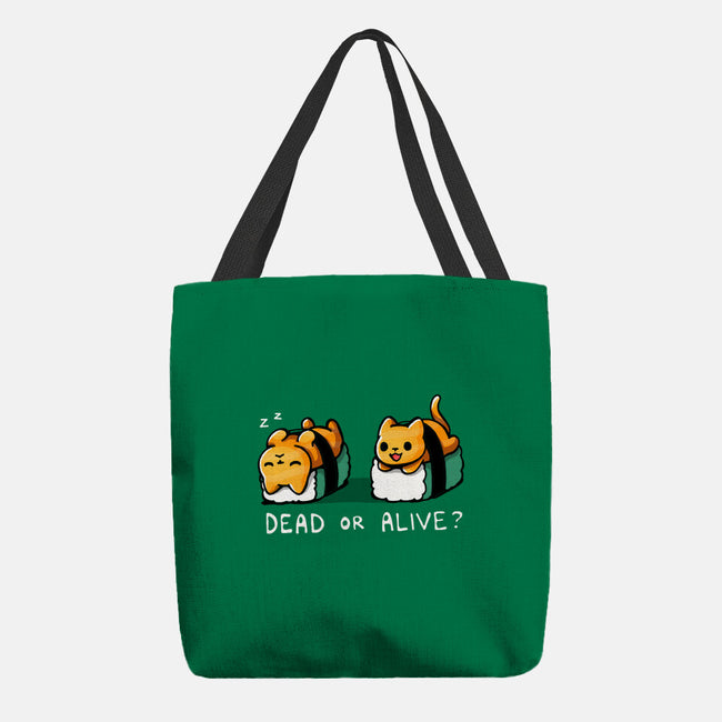 Sushicat Dead Or Alive-None-Basic Tote-Bag-Vallina84