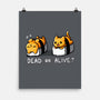 Sushicat Dead Or Alive-None-Matte-Poster-Vallina84
