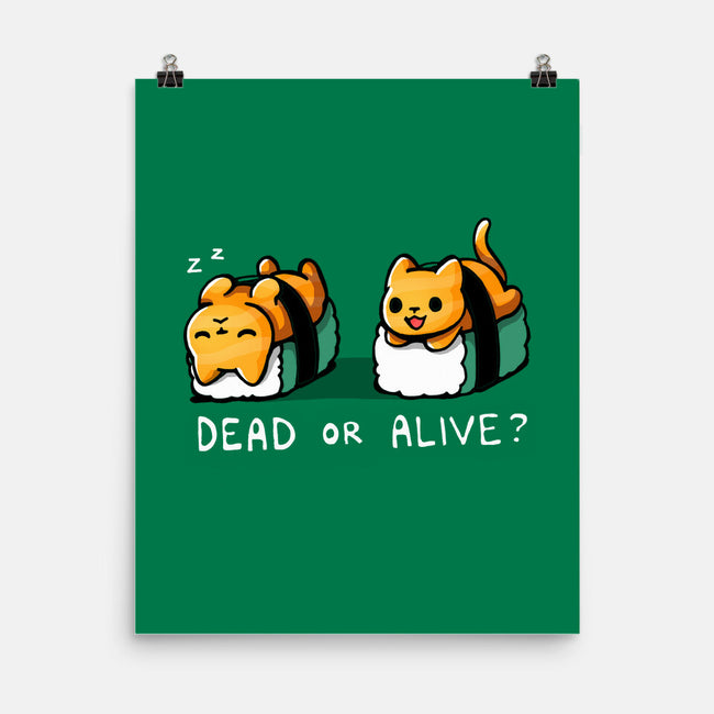 Sushicat Dead Or Alive-None-Matte-Poster-Vallina84
