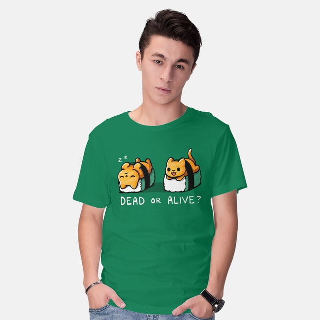 Sushicat Dead Or Alive-Mens-Basic-Tee-Vallina84