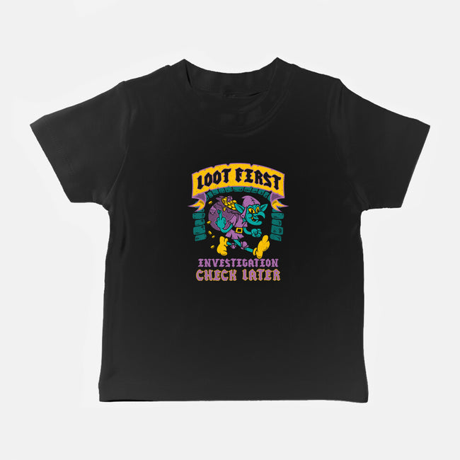 Loot First Check Later-Baby-Basic-Tee-Nemons