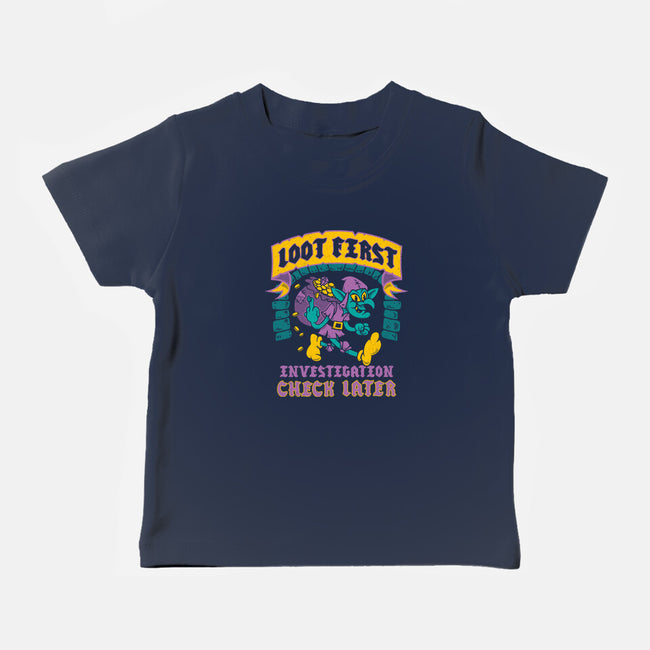 Loot First Check Later-Baby-Basic-Tee-Nemons