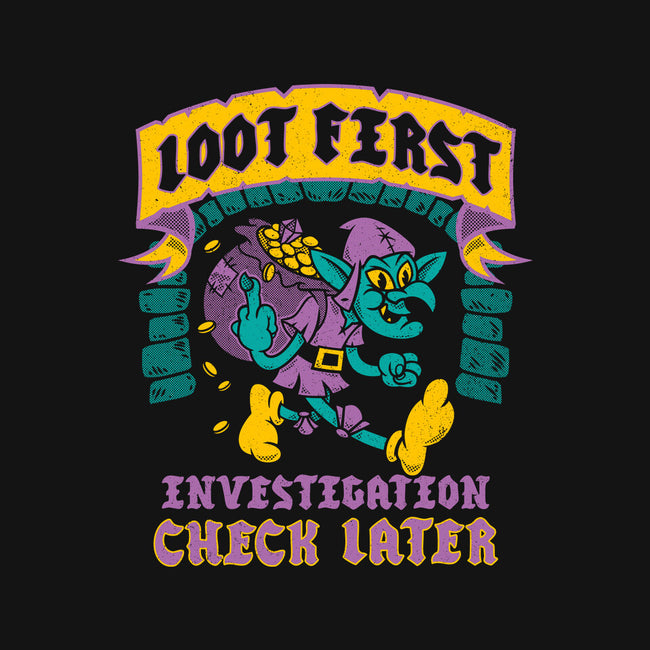 Loot First Check Later-Unisex-Zip-Up-Sweatshirt-Nemons