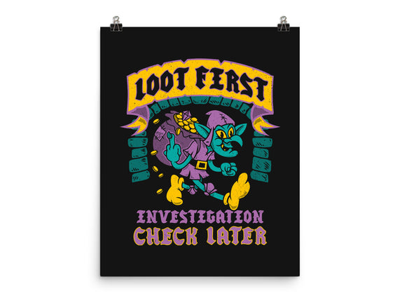 Loot First Check Later