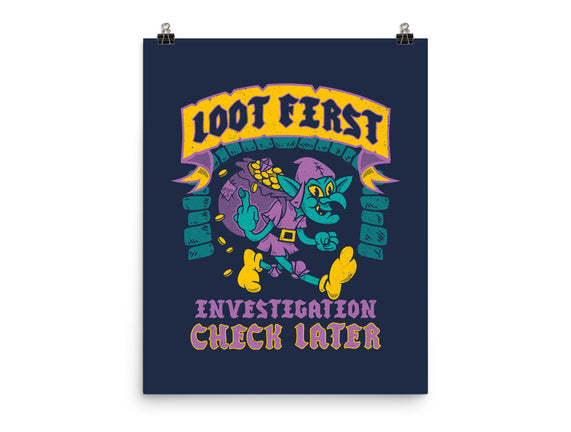 Loot First Check Later
