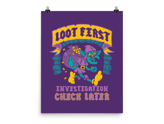 Loot First Check Later