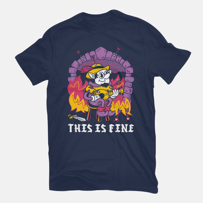 This Is A Fine Dungeon-Unisex-Basic-Tee-Nemons
