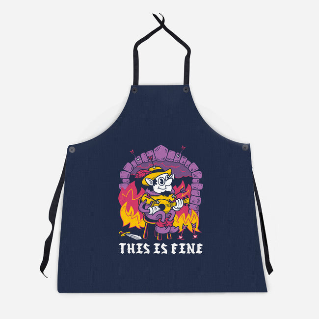 This Is A Fine Dungeon-Unisex-Kitchen-Apron-Nemons