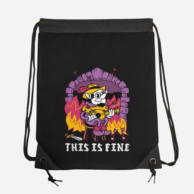 This Is A Fine Dungeon-None-Drawstring-Bag-Nemons