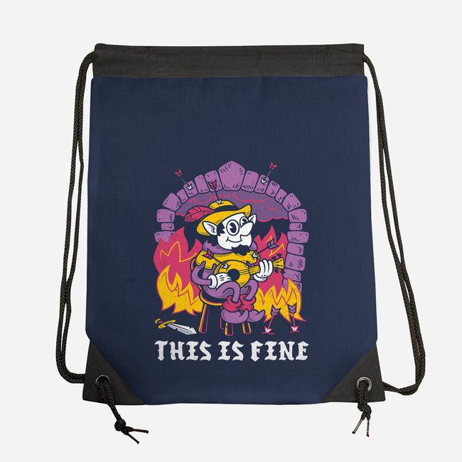 This Is A Fine Dungeon-None-Drawstring-Bag-Nemons