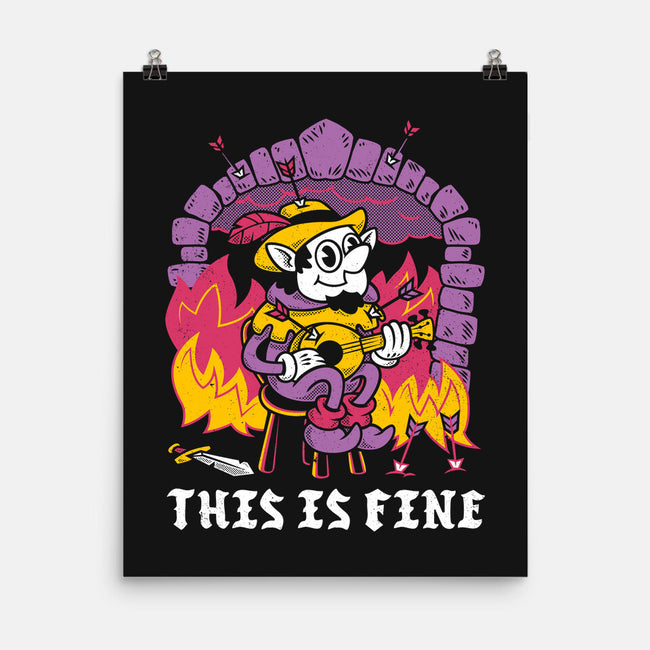 This Is A Fine Dungeon-None-Matte-Poster-Nemons