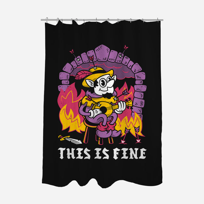 This Is A Fine Dungeon-None-Polyester-Shower Curtain-Nemons