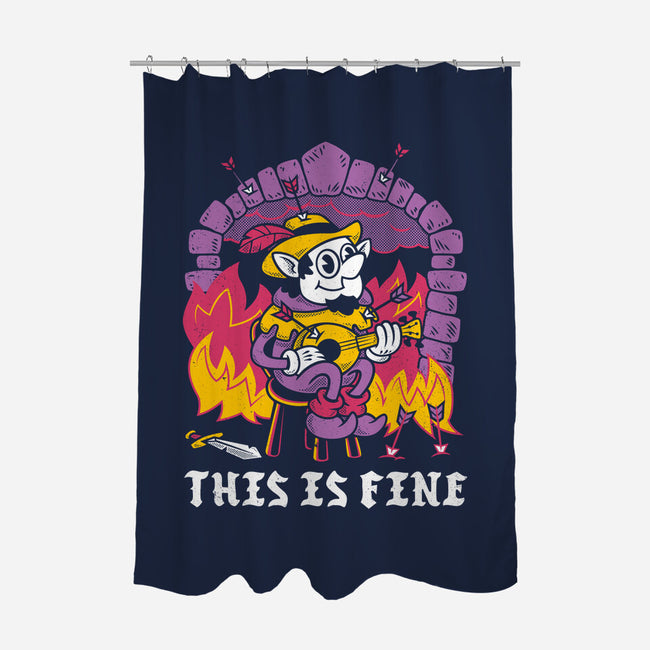 This Is A Fine Dungeon-None-Polyester-Shower Curtain-Nemons