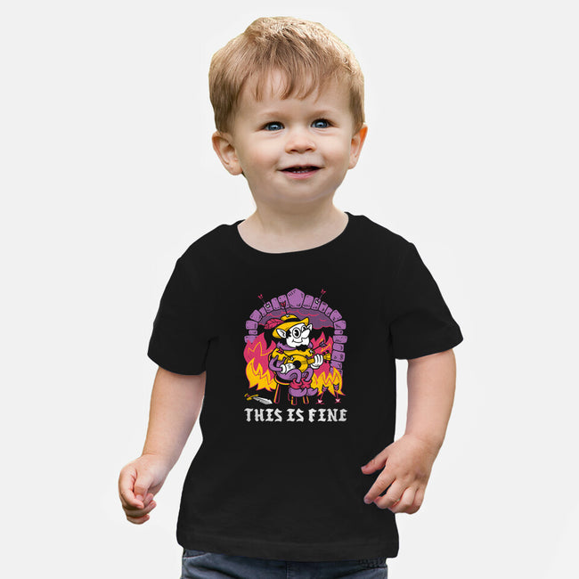 This Is A Fine Dungeon-Baby-Basic-Tee-Nemons