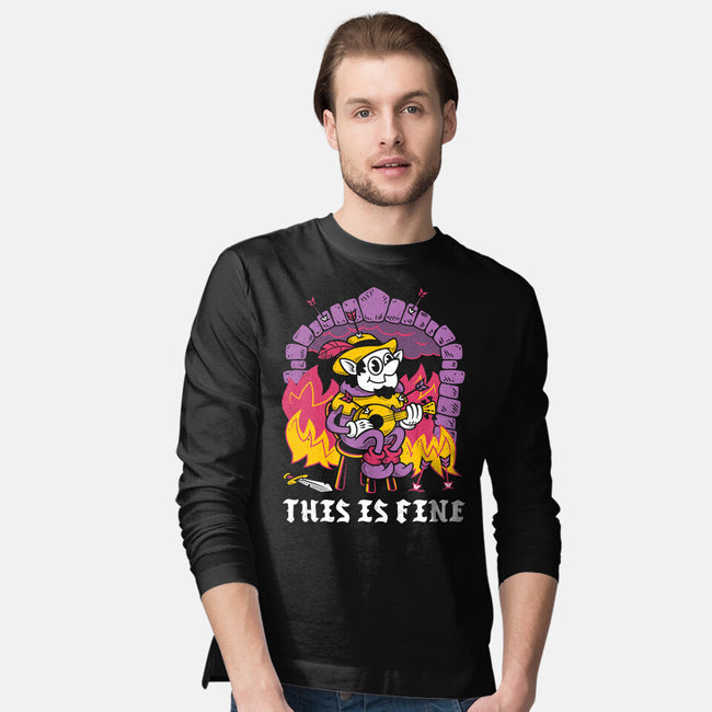 This Is A Fine Dungeon-Mens-Long Sleeved-Tee-Nemons