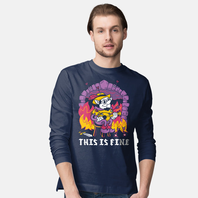 This Is A Fine Dungeon-Mens-Long Sleeved-Tee-Nemons