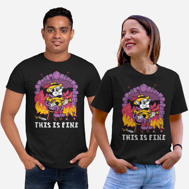 This Is A Fine Dungeon-Unisex-Basic-Tee-Nemons
