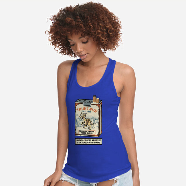 The Hoth Tobacco Co-Womens-Racerback-Tank-P1yu5h