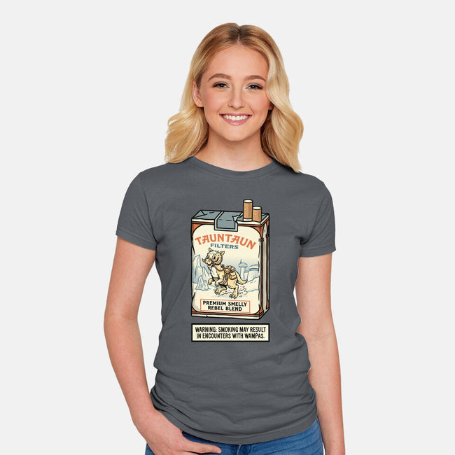 The Hoth Tobacco Co-Womens-Fitted-Tee-P1yu5h
