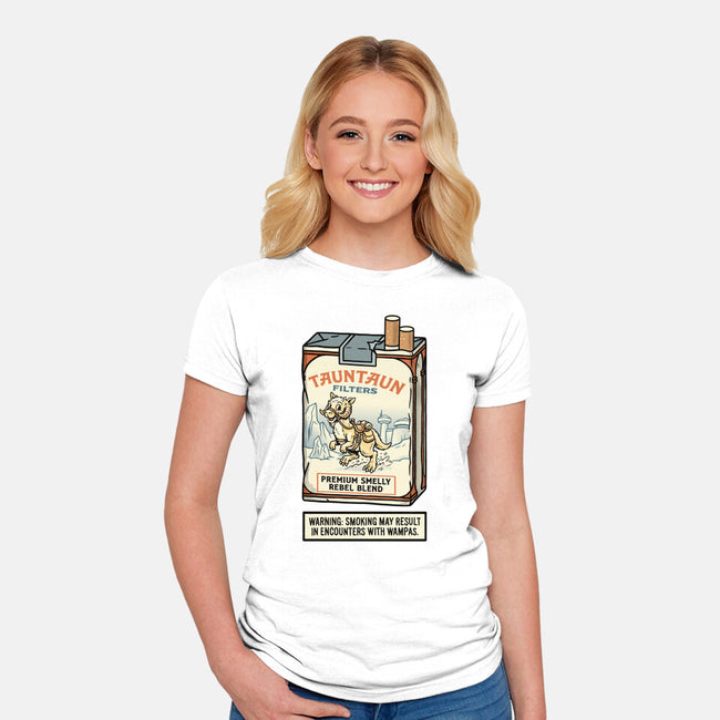 The Hoth Tobacco Co-Womens-Fitted-Tee-P1yu5h