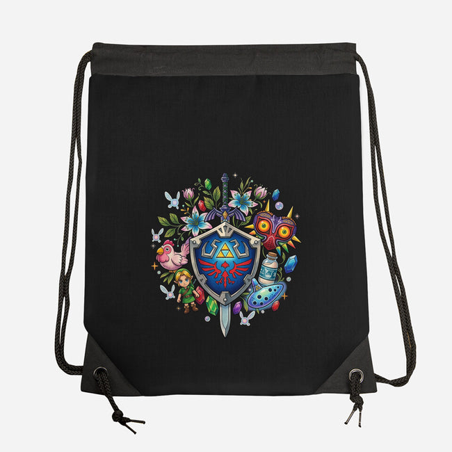 Echoes Of The Kingdom-None-Drawstring-Bag-Millersshoryotombo