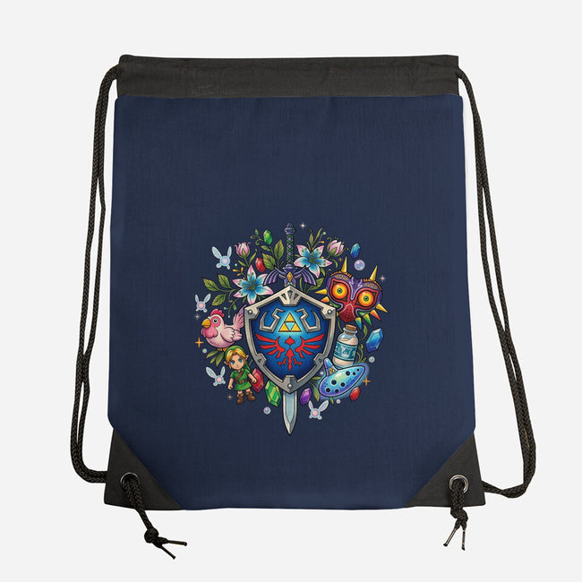 Echoes Of The Kingdom-None-Drawstring-Bag-Millersshoryotombo