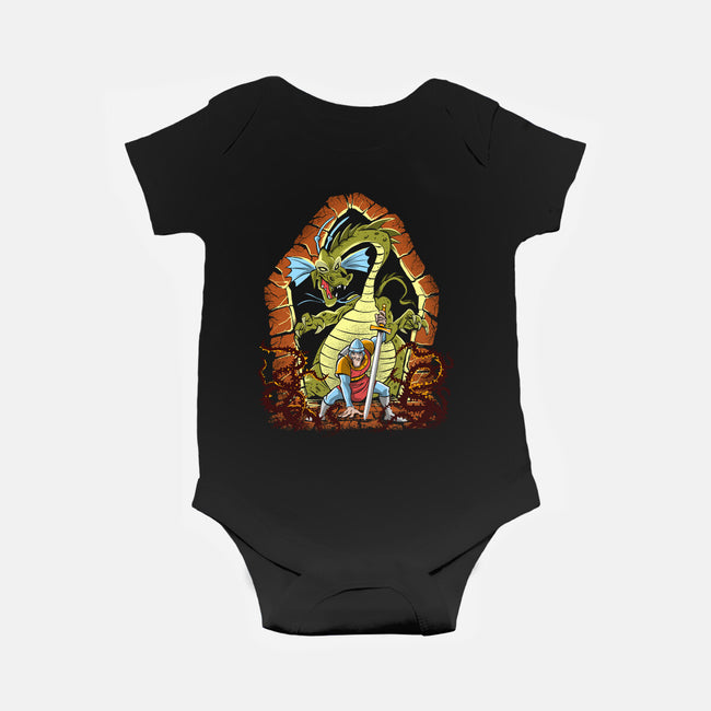 The Adventures Of Dirk The Daring-Baby-Basic-Onesie-zascanauta