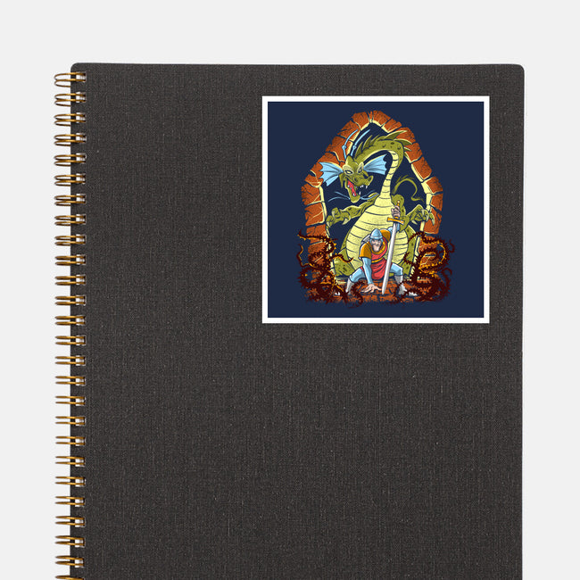 The Adventures Of Dirk The Daring-None-Glossy-Sticker-zascanauta