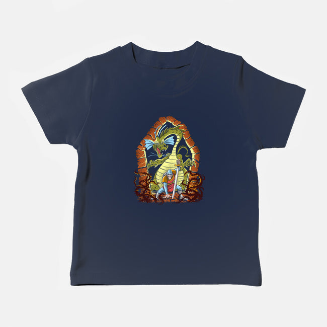 The Adventures Of Dirk The Daring-Baby-Basic-Tee-zascanauta