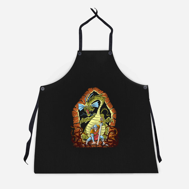 The Adventures Of Dirk The Daring-Unisex-Kitchen-Apron-zascanauta