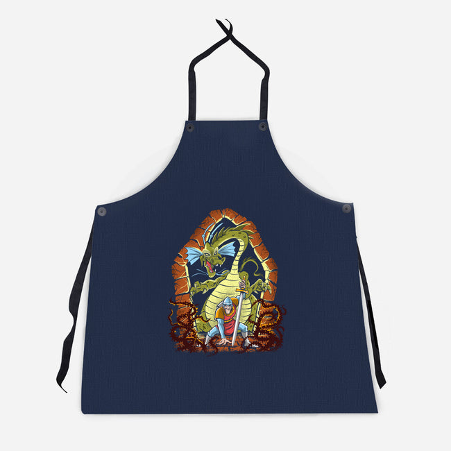The Adventures Of Dirk The Daring-Unisex-Kitchen-Apron-zascanauta