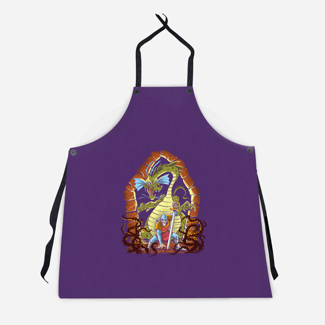The Adventures Of Dirk The Daring-Unisex-Kitchen-Apron-zascanauta