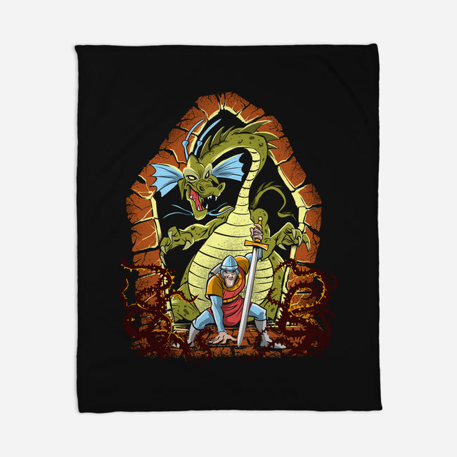 The Adventures Of Dirk The Daring-None-Fleece-Blanket-zascanauta