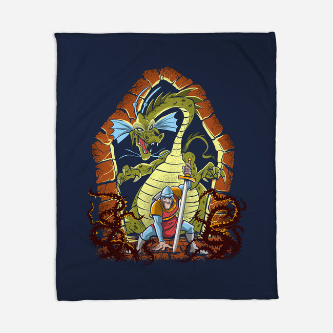 The Adventures Of Dirk The Daring-None-Fleece-Blanket-zascanauta