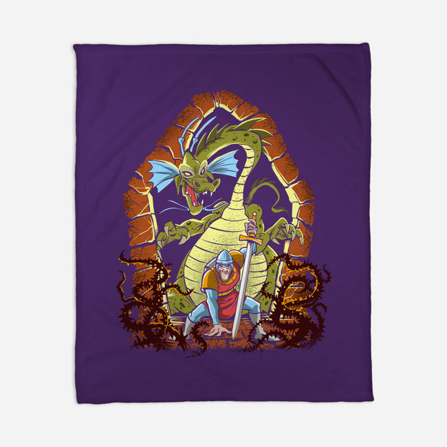 The Adventures Of Dirk The Daring-None-Fleece-Blanket-zascanauta