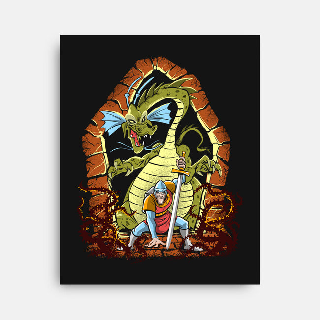 The Adventures Of Dirk The Daring-None-Stretched-Canvas-zascanauta