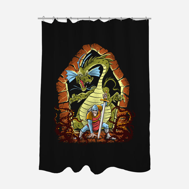 The Adventures Of Dirk The Daring-None-Polyester-Shower Curtain-zascanauta