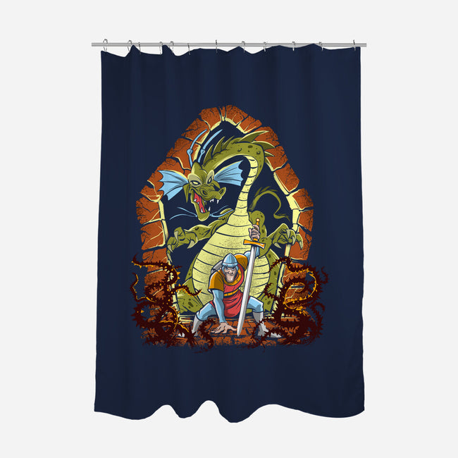 The Adventures Of Dirk The Daring-None-Polyester-Shower Curtain-zascanauta
