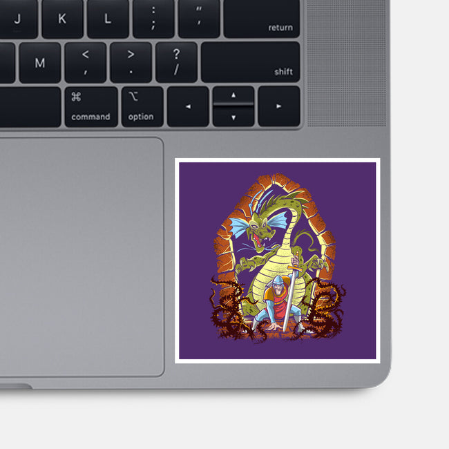 The Adventures Of Dirk The Daring-None-Glossy-Sticker-zascanauta