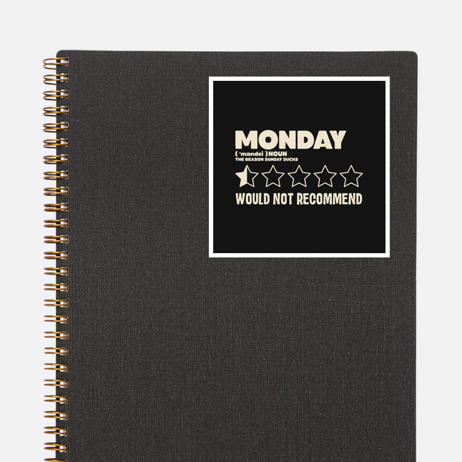 The Reason Sunday Sucks-None-Glossy-Sticker-turborat14